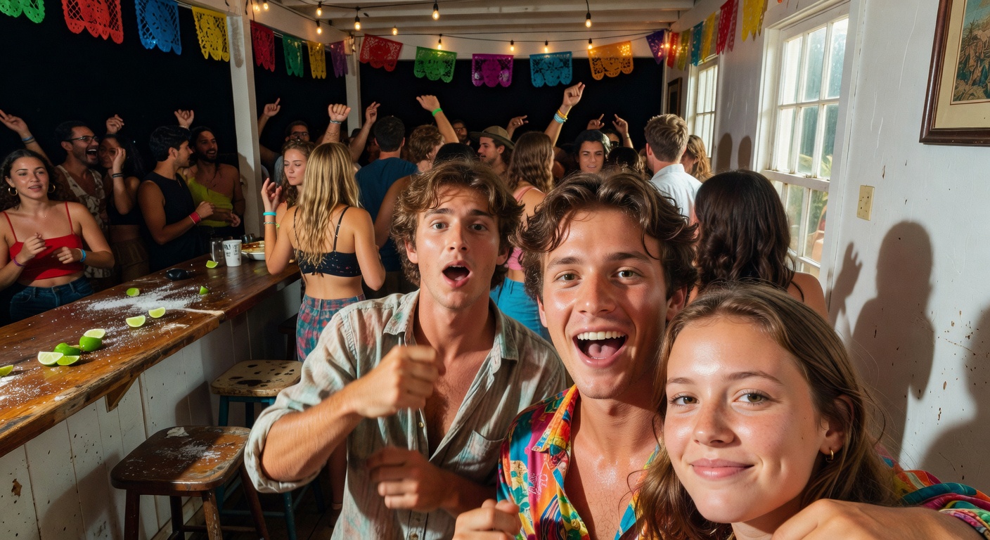 Tequila Sunrise Beach House Fiesta
