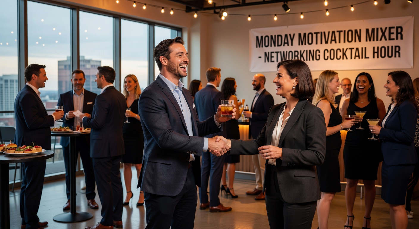 Monday Motivation Mixer - networking cocktail hour