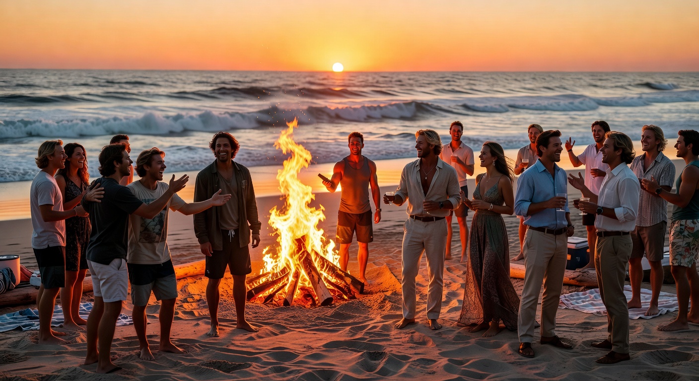 Beach Bonfire
