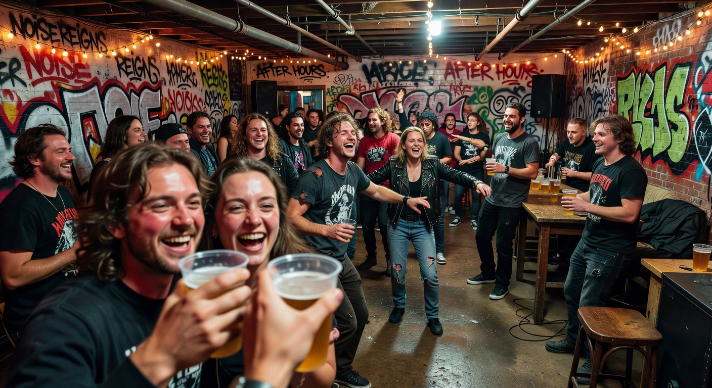 Punk Rock Basement Show After Hours