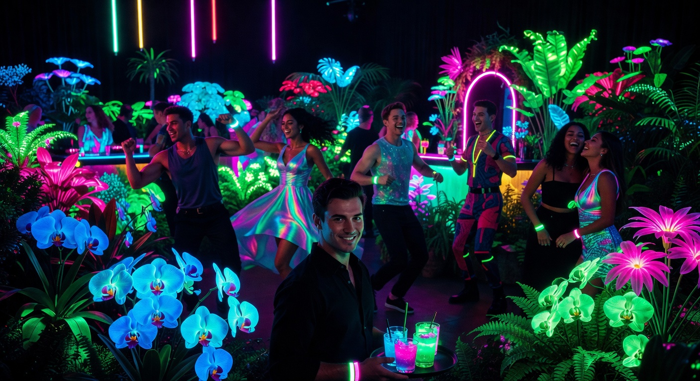 Neon Spring Garden Rave
